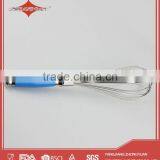 10" High Quality Stainless Steel Manual Egg Beater Whisk for Kitchen Tools thumbnail-6