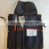 4pcs Wooden Handle Bbq Sets