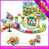 Children Plastic Building Blocks 3d Diy Magnetic Toys for Kids thumbnail-1