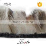 Custom Feather Trim Natural Chinchilla Feathers Trimming thumbnail-2