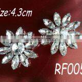 RF0050 Bridal Cheap Wholesale Crystal Rhinestone Brooch for Wedding Invitation thumbnail-1