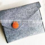 Best Selling Eco-friendly Grey Handmade Felt Purse thumbnail-1