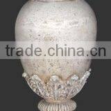 Floral Oviform Vase thumbnail-1