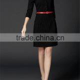 2015 Autumn Women Bodycon Carrer Dress Fashion OL Dress Long Sleeve Pencil Dress thumbnail-3