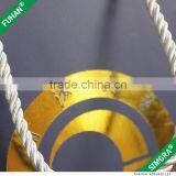 Factory Make Paper Shopping Bag With Gold Logo. thumbnail-5