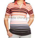 Low Price Women's Polo T-shirt With Stipe Polo thumbnail-1