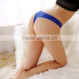 Stock Women Sey Fashion Diamond Ice Silk Underwear Women Transparent Taste Temptation t Pants Lace Low Waist Transparent Panties thumbnail-2