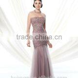 New Style Crepe Lace Strapless Bateau Neck Popular Sex Cocktail Dresses thumbnail-2