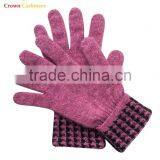 100% Mongolian Cashmere Gloves Womens Cashmere Knitted Gloves thumbnail-2