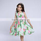 Baby Girl Summer Cotton Frocks Design Clothing Cotton Printed Dress for Kids thumbnail-2