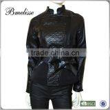 2015 LADIES FASHION LAMB NAPPA LEATHER JACKET,LEATHER GARMENT,LATHER COAT thumbnail-1