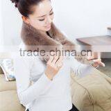 Shooting Autumn and Winter Women's Faux Fox Fur Raccoon Fur Scarf Muffler Scarf Faux Fur Collar thumbnail-4