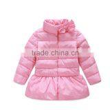 Facotry Custom Made New Design Light Thin Kids Down Jackets Fashion Little Girl Outdoor Winter Dress Coats thumbnail-2