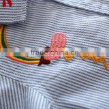 S33459W 2017 Kids Fashion Baby Boy Clothes Autumn Striped Embroidery Blouse thumbnail-3
