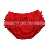Suitable for All Season 2017 Design for Kids Shorts Wholesale Solid Ruffle Shorts Baby Organic Cotton Bloomers thumbnail-6