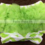 RANDOM DELIVERY ONLY Baby Girls Cotton Bloomers Infant Bloomers Baby Bloomers Baby Shorts Girls Chiffon Ruffle Diaper Cover thumbnail-1