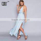 Latest Fashion Fancy Prom Dress Designs Women's Sexy Satin Maxi Dresses thumbnail-1
