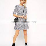 Reclaimed Vintage Smock Dress In Floral Print With Tie Back thumbnail-4