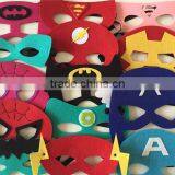 Felt Superhero Mask For Kids 14 to Choose From Batman, Spiderman, Superman, Ironman thumbnail-1