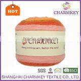 Charmkey Wholesale Dyed Cake Yarn Blend Hair Wool Acrylic Yarn Easy-care Crochet Fancy Yarn thumbnail-1