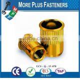 Made in Taiwan Brass Material Open Close End With Flange Bery Nuts thumbnail-5