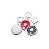 Custom Made Personalized Metal / Plastic Led Flashlight Key Chains for Promotional Gifts