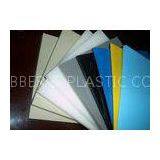 Smooth Or Sand Surface Blue Colored Plastic Sheet For Chemical Industry Light Density