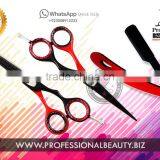 Professional Hairdressing Barber Hair Cutting Thinning Razor Scissors / Shaving Razors / Hot Red and Black
