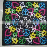 Black Full Background Multi Design 100% Cotton Manufacturers