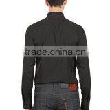 High Quality 2016 Men Business Black Long Sleeve Non-ironing Shirt thumbnail-4