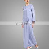 OEM Manufactory Plain Baju Kurung Malaysia Women Clothing Baju Melayu for Ladies thumbnail-3