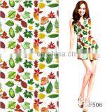 Digital Printed Chiffon Floral Polyester Fabric For Dress China Textile