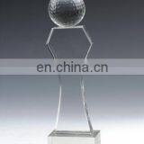 Elegant Angel Crystal Trophy With Ball on Top For Souvenir & Decorations