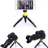 Lightweight Plastic Portable Desktop selfie stick tripod flexible camera phone mini tripod for iphone dslr cell phone