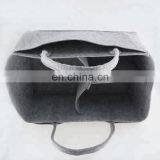 Amazon Hot Selling Felt Diaper Biaper Bag Organizer Grey For Baby thumbnail-6