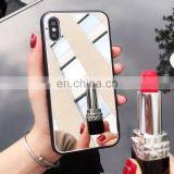 For I Phone 8 7 Plus Mobile Phone Case Newest 2019 Cute Women Makeup Glitter Design Selfie Shockproof Light Mirror Phone Case thumbnail-4