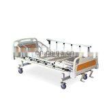 Medical Equipment Manual Lift 2 Cranks Hospital Bed With Side Rails thumbnail-2