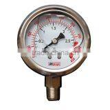 High quality pressure gauge filled with silicone oil