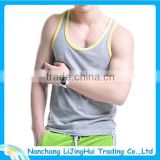 High quality 100% cotton newest gym tank top