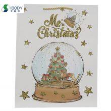 Custom Recyclable 128g Coated Paper Coated Bright Film Christmas Gift Bag Clothes Shopping Bag thumbnail-5