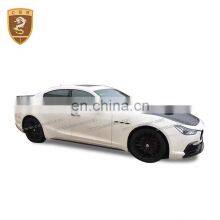 Front Rear Fiberglass Bumper Side Skirts Body Kits Suitable For Ghibli Auto Car Wide Full Body Kits Stying thumbnail-2