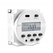 CN101A Timer Switch AC/DC 12V 24V 110V 220V Digital LCD Power Week Mini Programmable Time Switch Relay