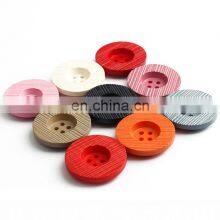 Environmental Protection Sewing 4 Holes Multi Size Plastic Resin Button