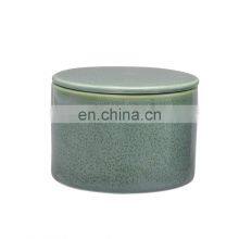 Custom Clay Luxury White, Matte Candle Jar Empty Ceramic Candle Vessel With Lid/ thumbnail-4