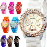 TM & Silicone Long Watch Band Fancy Lady Watch thumbnail-1