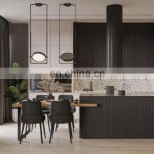 Kitchen Furniture Modern Design Wood Veneer Kitchen Cabinet Furniture At Wholesale Price thumbnail-1