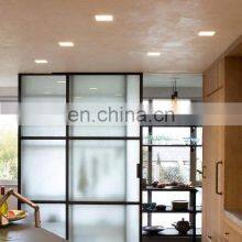 French Design Tempered Glass Sliding Grill Door Aluminum Grills thumbnail-4