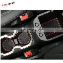 Door Mats Gate Slot Mat Cup Pads Red 16PCS FFor Jeep Wrangler JK thumbnail-3