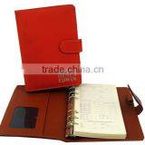 Custom School Diary Cover Design Leather Diary Notebook