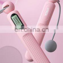 TEZEWA Unisex Skipping Rope Counting Cordless Jumping Rope Steel Wire Weighted For Adults thumbnail-2